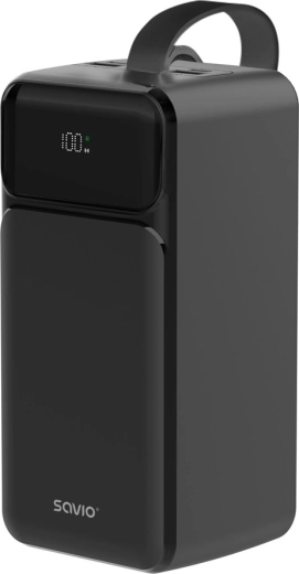 Savio powerbank 50 000 mAh fekete