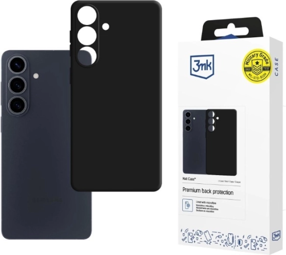 Matt tok Samsung Galaxy S26+ készülékhez, fekete