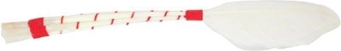 Fonott tollszakácsecset 21 cm