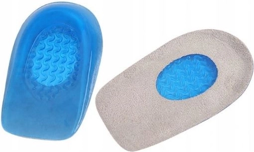 Gél sarokemelők textil párnázással L méret - kék