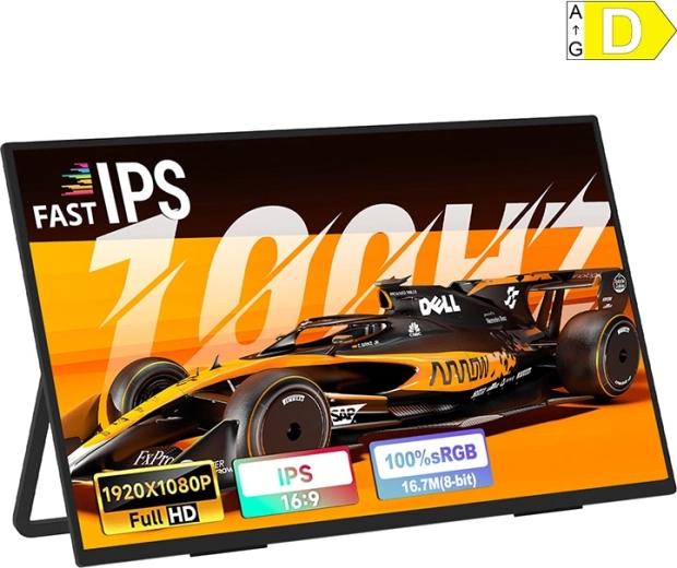 Zeuslap Z23 Lite hordozható monitor 23,8” Full HD 100 Hz