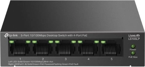 TP-Link LiteWave LS105LP 5 portos PoE switch