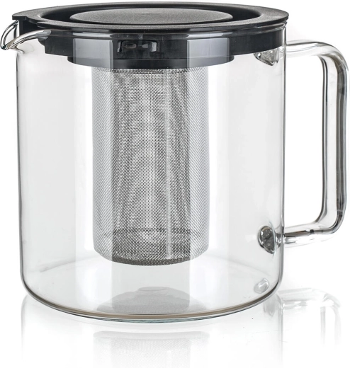 SIMAX FROM 1,3 l üveg teáskanna rozsdamentes szűrővel