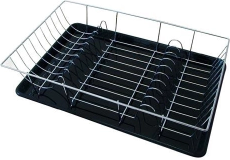 48 × 32 cm-es edényszárító műanyag csepegtetőtálcával