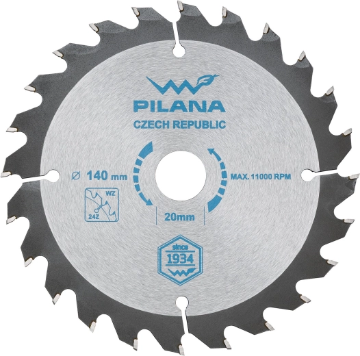 PILANA SK 5255 WZ fűrészlap 140 mm, 24 fog, 20 mm
