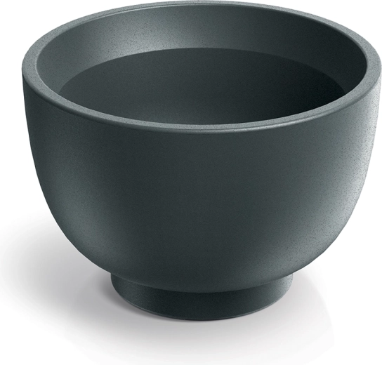 Vivos Round virágtartó, 40 cm, grafit