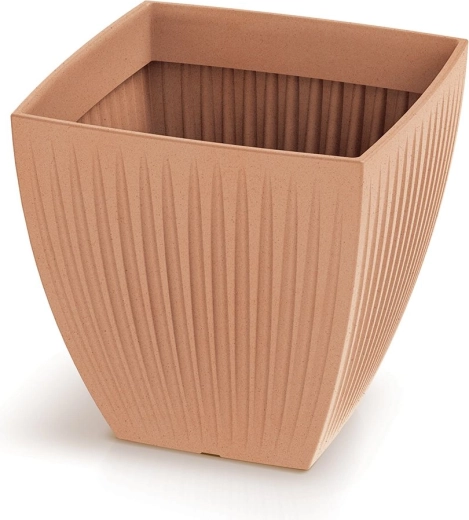 Latia Square Midl virágtartó 30 × 30 × 30 cm terrakotta