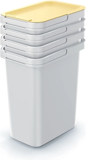 Prosperplast Systema Set 4×12 l szelektív hulladékgyűjtő szett