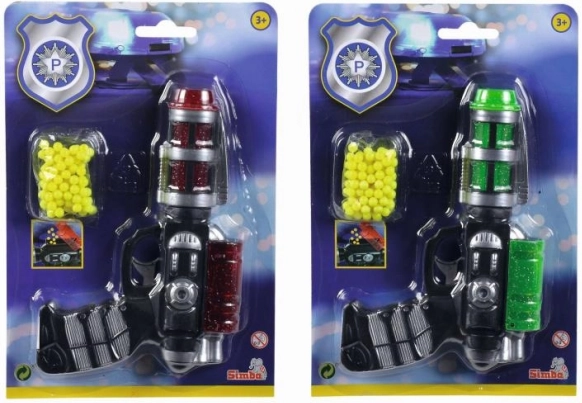 Űrgolyós pisztoly lőszerrel 18 cm, 2 szín