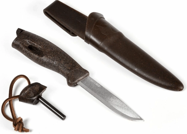 Light My Fire Swedish FireKnife Cocoshell tűzgyújtóval és tokkal ellátott kés, barna