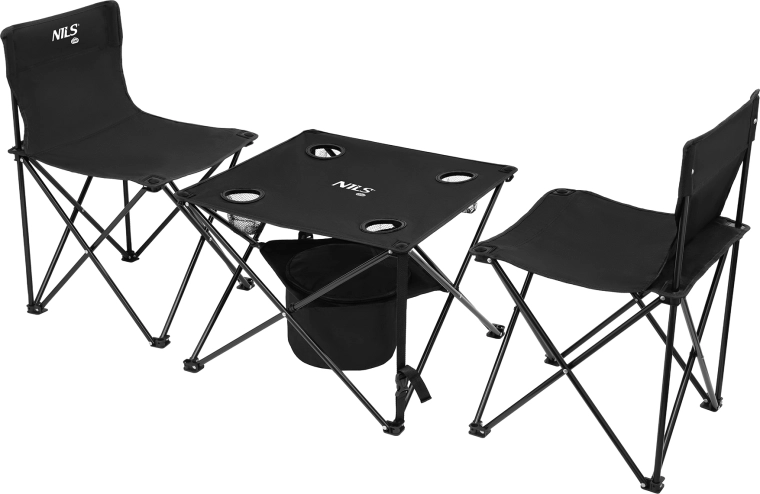 NILS Camp kempingszett: asztal és 2 szék