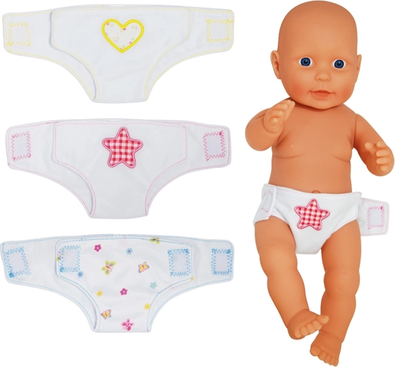 Dolls World textil pelenkák babáknak 46 cm