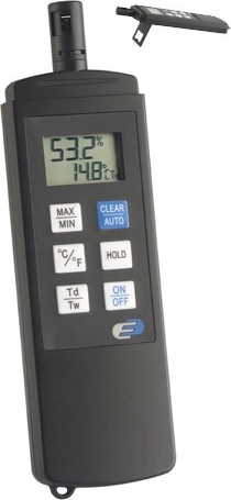 Digitális hőmérő és páratartalom‑mérő TFA Dewpoint Pro csipesszel