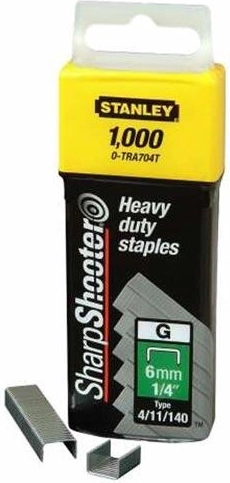 STANLEY kapcsok 10 mm, horganyzott acél (1000 db)
