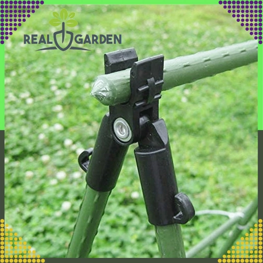 Csúcsízületes T‑idom kerti pálcákhoz 9 mm, 10 db