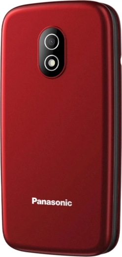 Panasonic KX‑TU410 4G nyomógombos telefon, piros