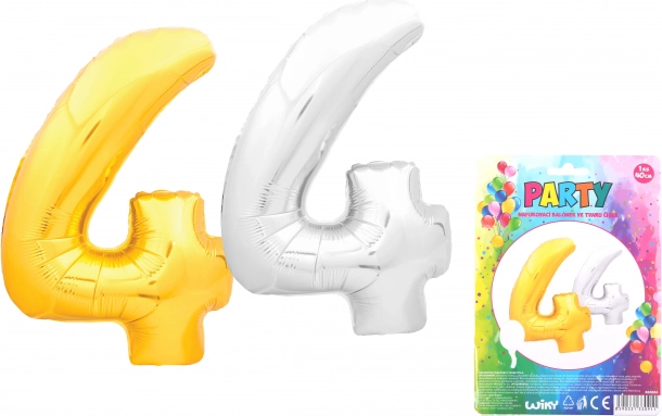 Felfújható lufi 4-es szám