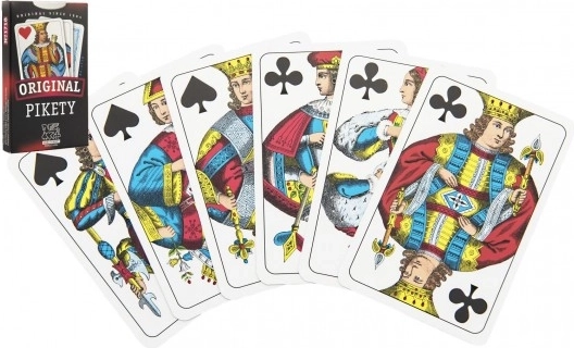 Pikét játékkártya, 32 lap, dobozban