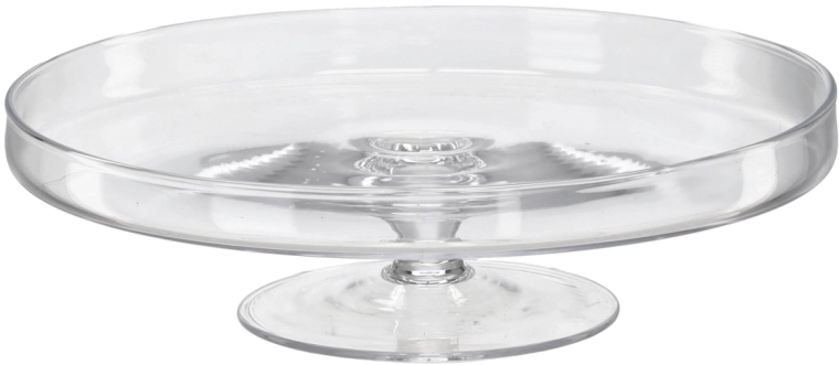 Üvegtál peremmel, 29,5 cm