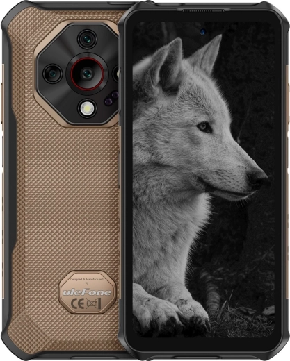 Strapabíró okostelefon Ulefone Armor X16 Pro 5G 8/256 GB barna