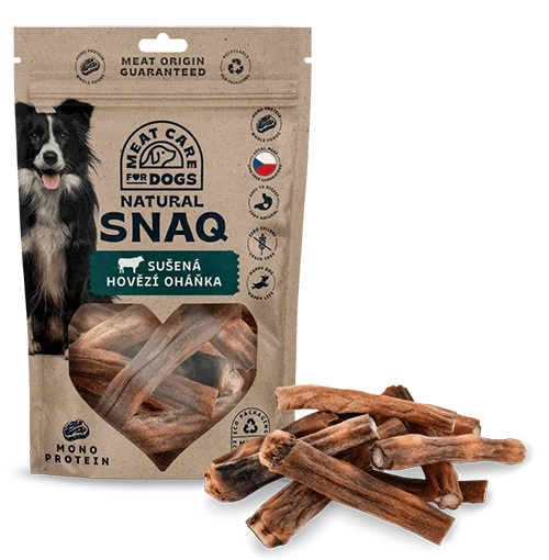 Szárított marhafarok kutyáknak DOG SNAQ 200 g