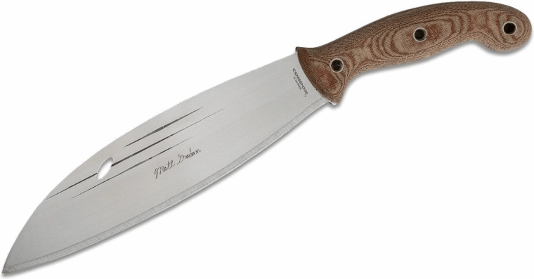 Condor Primitive Bush Mondo kültéri kés 25,4 cm, barna, Micarta, bőrtok
