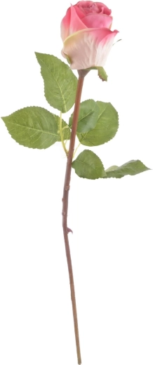 Mű rózsa, rózsaszín, 51 cm