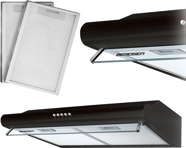 50 cm-es BERDSEN BE-10A páraelszívó szekrény alá, fekete