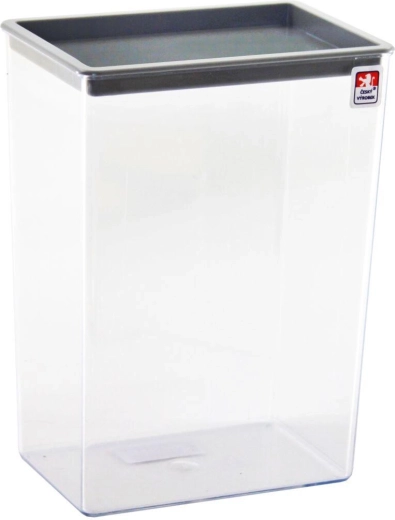 2 l-es szemes élelmiszer-tartó doboz – magas, téglalap alakú, színkeverék