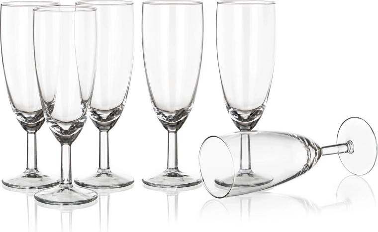 Pezsgős pohár Flute 150 ml – 6 darabos készlet