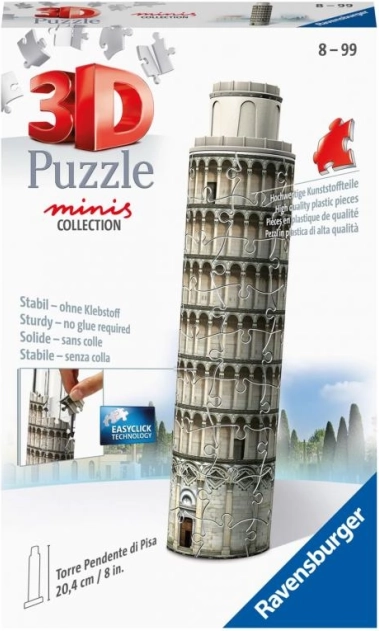 Ravensburger 3D puzzle a Piazza Pizzával
