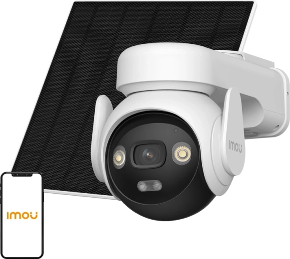 Imou AOV PT KIT 4G kültéri forgatható IP kamera szolár panellel, 5 MP (memóriakártya nélkül)