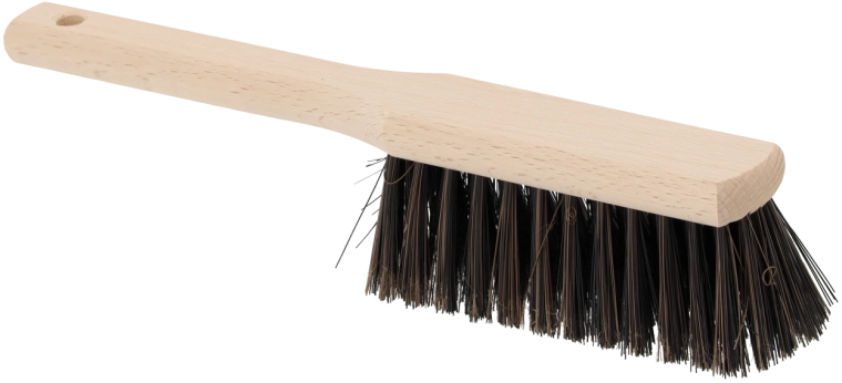 Kézi seprű természetes fából, 30 cm