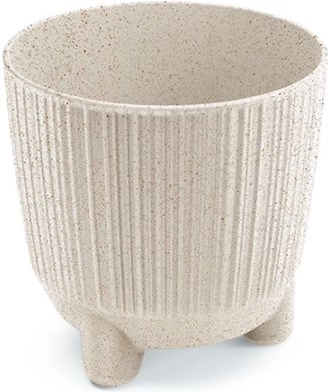 Ryfo N Eco Wood virágcserép 10,7 cm fehér