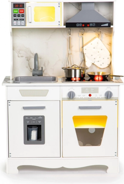 Fa gyerek konyha fény- és hanghatásokkal + kiegészítők ECOTOYS