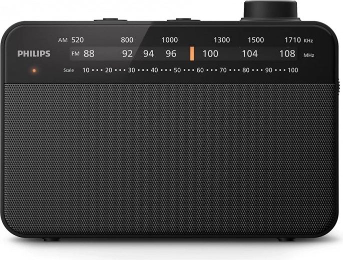 hordozható FM/AM rádió tiszta vétellel és analóg hangolással