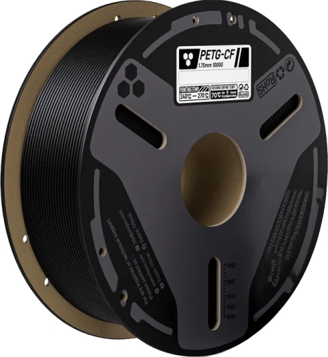 Elegoo PETG-CF szénszálas filament, fekete 0,5 kg