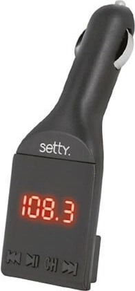 Setty Bluetooth FM adó autóba fekete - 1 db