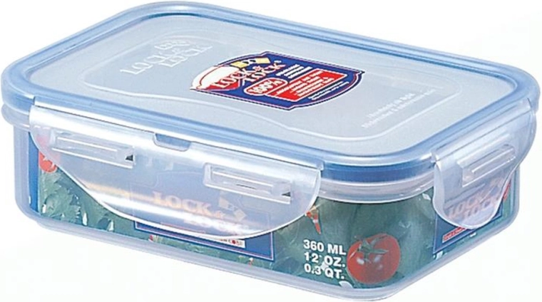 LOCK&LOCK téglalap alakú ételtároló doboz 360 ml