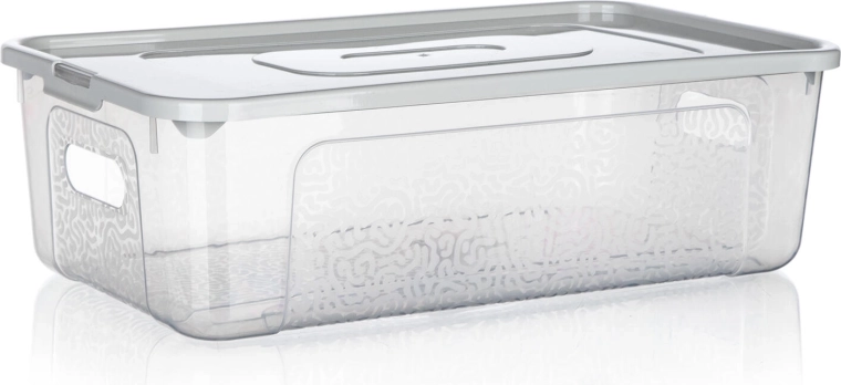 Műanyag tárolódoboz fedéllel MULTIBOX 5 l