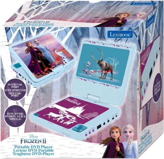 Lexibook hordozható DVD-lejátszó 7" DISNEY FROZEN