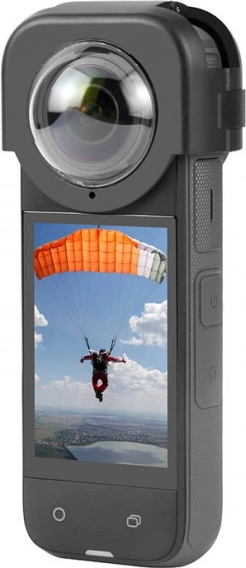 Insta360 X4 kamerához készült lencsevédő borítás