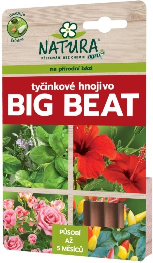 Natura Big Beat pálcikás műtrágya 12 db
