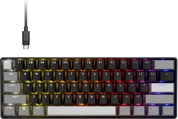 Clipper Pro Mini 60 Core fekete gamer billentyűzet
