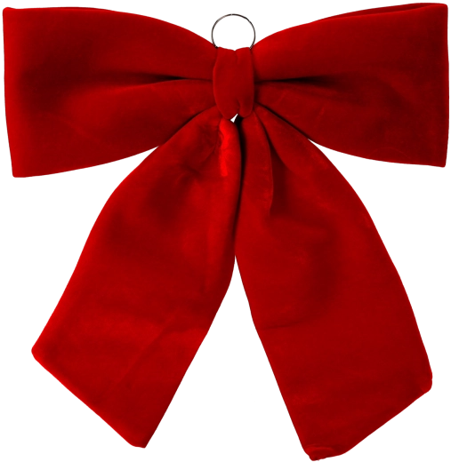 Karácsonyi piros masni 70 cm