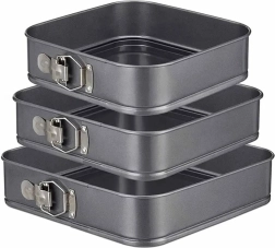 Tortasütő forma készlet (3 darab, 24/26/28 cm)