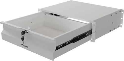 Lanberg fiók 19"-os rackhez, 3U, 360 mm, szürke
