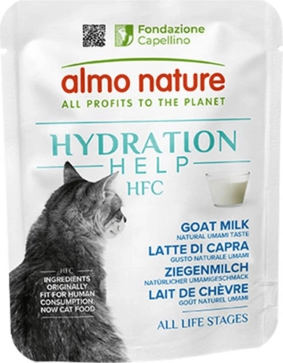 Almo Nature HFC Hydratation Help kecsketej macskáknak 50 g