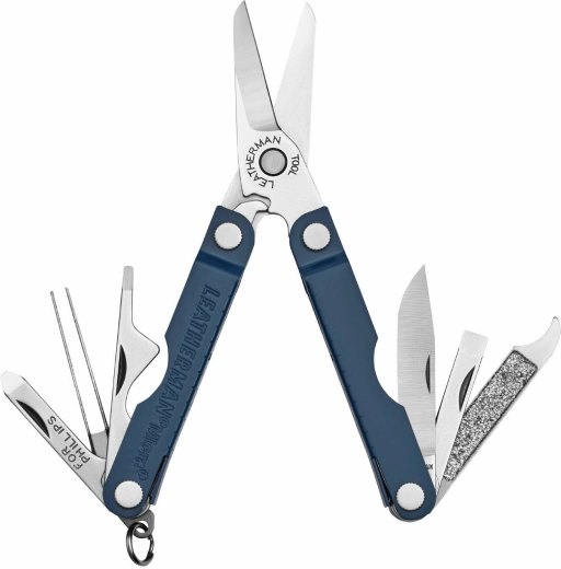Leatherman Micra zsebmulti­szerszám, tengerészkék, 10 funkció