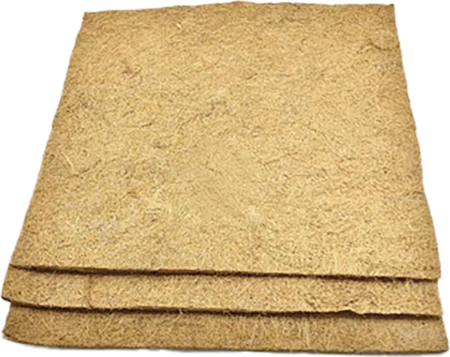 Kókusz növényvédő alátét 38 × 38 × 1 cm, 3 db-os készlet